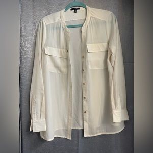 Women’s size M white button up blouse
